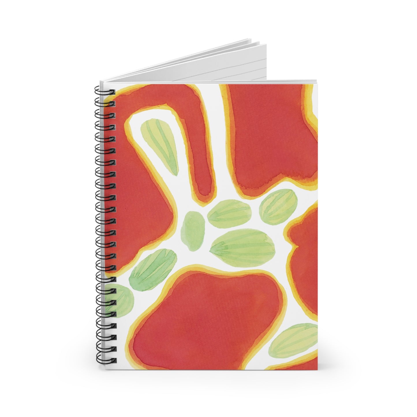 Flamboyan Orange Spiral Notebook