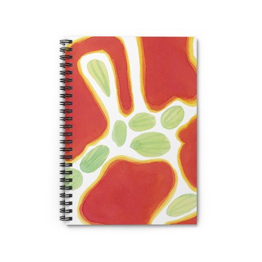 Flamboyan Orange Spiral Notebook