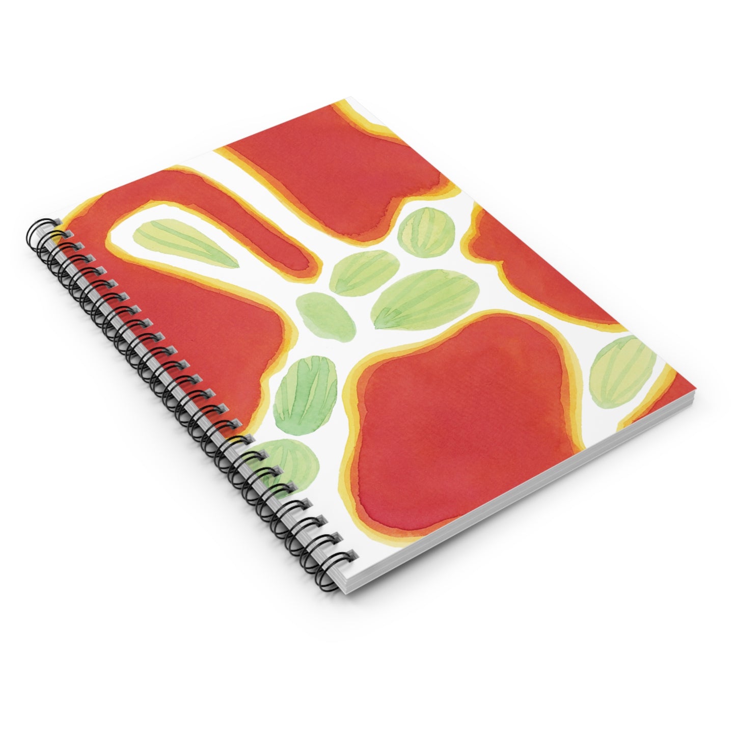 Flamboyan Orange Spiral Notebook